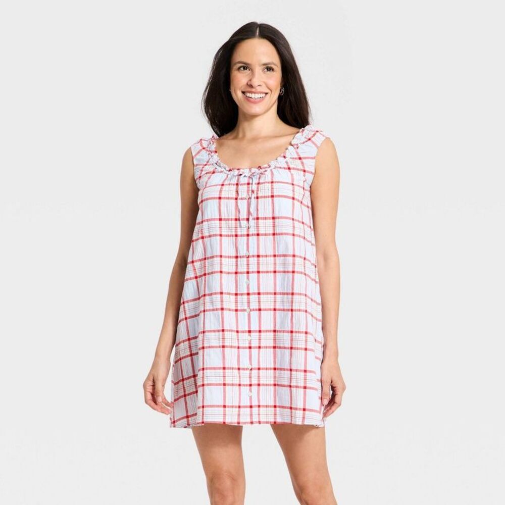 Universal Thread - Women's Mini Swing Shift Dress - Universal Thread  Blue